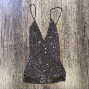 Express Sequin Tank Top